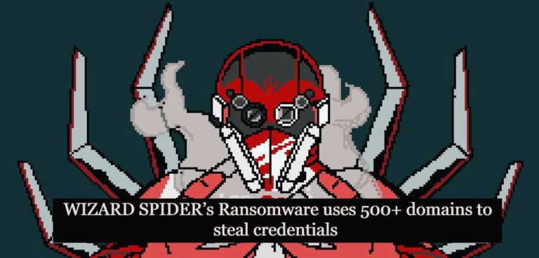 WIZARD SPIDER’s Ransomware uses 500+ domains to steal credentials