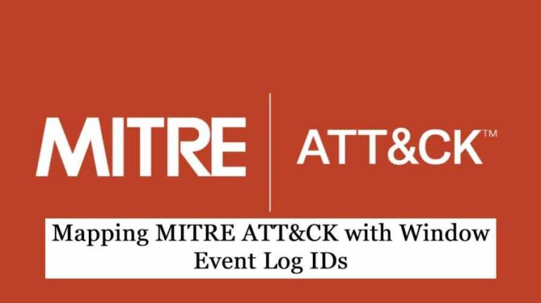Mapping MITRE ATT&CK with Window Event Log IDs