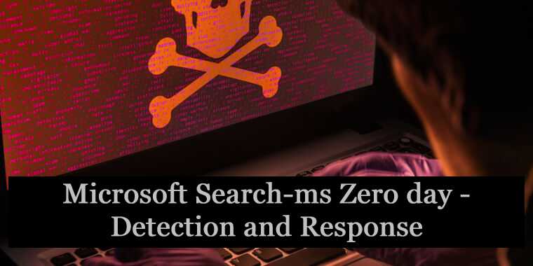 Microsoft Search-ms Zero day – Detection and Response