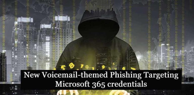 New Voicemail-themed Phishing Targeting Microsoft 365 credentials