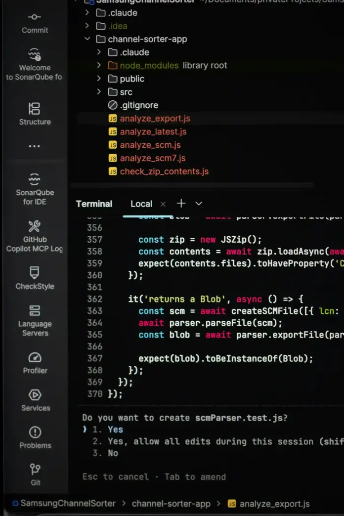 bernd-dittrich--PZhcbjJxdI-unsplash_11zon Computer code displayed on a dark screen